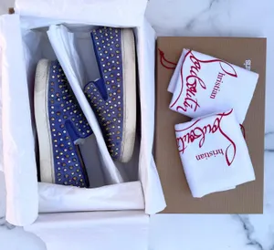 Roller 1C1S crystal studded suede slip-on sneaker size 36 thumbnail 13