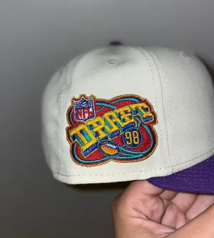 National Football League Myfitteds Minnesota Vikings draft 98 size 7 1/8 brand new in store exclusive thumbnail 3