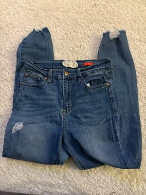 altard state Super Skinny Ankle Distressed Women's High Rise Jeans. Size 3/27 thumbnail 3