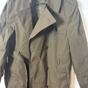 US Army All Weather Trench Coat Green AGSU 14R Fechheimer American Apparel thumbnail 2
