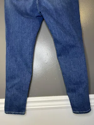 Lauren Ralph Lauren Jeans Womens 12P Petite Blue Med Wash Skinny Stretch Denim thumbnail 6