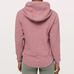 Lululemon Catch‎ a Moment Zip Hoodie Sweatshirt in Heathered So Merlot Size 2 thumbnail 4