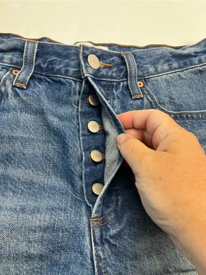 Denim Forum The Ex-Boyfriend High Rise Denim Cutoff Short Womens 25 Button-fly thumbnail 12
