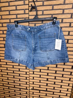 Free Assembly Jean Shorts Size 16 thumbnail 2