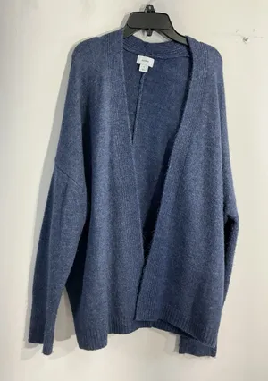 Womans Old Navy Medium Blue Long Sleeve Open Front Cardigan Sweater thumbnail 1