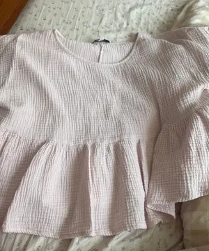 Pink Francesca's Top Ruffle thumbnail 1