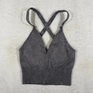 Free People FP Movement Happiness Runs Crop Tank Charcoal Grey XS/S F6436HD thumbnail 2