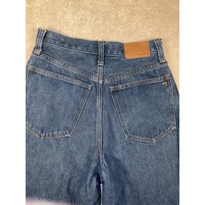 Madewell Blue Jeans Baggy Straight Leg 24 High Rise‎ Denim Pants Cotton Hemp thumbnail 8