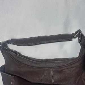 Everyday Dark Brown Pebbled Leather Shoulder Bag thumbnail 3