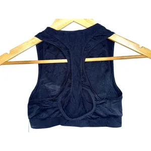 Abercrombie & Fitch Black High Neck Double Layer Racerback Sports Bra Size Small thumbnail 3