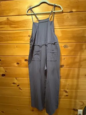 Miou Muse Cotton Dolly Overalls Color: gray/ Blue Garmentory, Size:L NWOT thumbnail 5