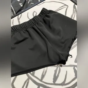 Basic Black Cut Off Sweat Shorts Never Worn. Women’s Sz Small. thumbnail 2