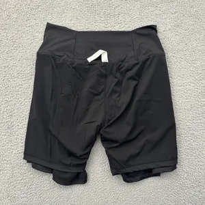 Halara SoftlyZero Airy Super High Waist InstantCool Shorts 7" Black Women's XL thumbnail 4