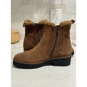 Sesto Meucci teddy Booties Suede Leather‎ Womens SZ 37 6.5 - Made in Italy NEW thumbnail 7