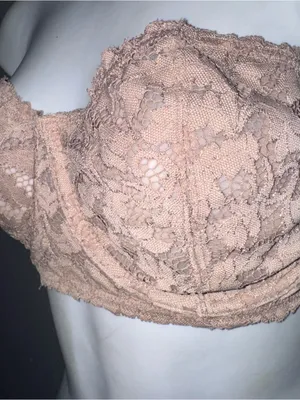 Intimately Free People FP Women's Strapless Lace Beige Brown Bralette 36DD thumbnail 3
