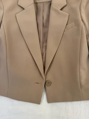 Abercrombie Tan Blazer thumbnail 3