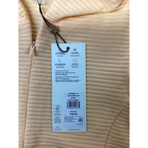 Calia Golf Renew‎ Cap Sleeve Polo Peach Sherbet Ribbed Quarter Zip XS WCG1001 thumbnail 3