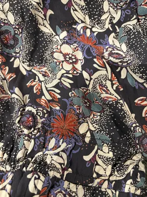 Free People Stealing Fire floral mini dress sz L boho whimsigoth thumbnail 5