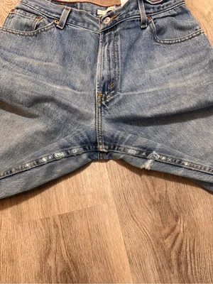 Levi’s 550 Relaxed Tapered Denim Blue Jeans Women’s 12 thumbnail 5