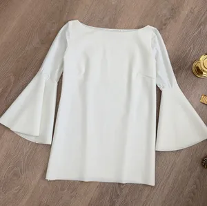 Chiara Boni La Petite Robe White Bell Sleeve Mini Dress – IT 44 / US 8 / M thumbnail 1