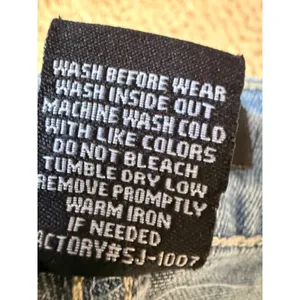 Wide Leg Grunge Cargo Jeans Light Wash High Rise Utility Y2K Size 6 d. Jeans thumbnail 8
