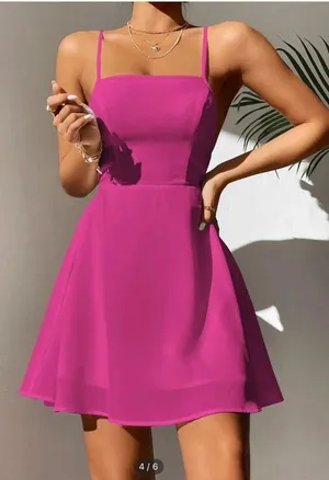 Criss-cross Tie Backless Cami Dress thumbnail 3