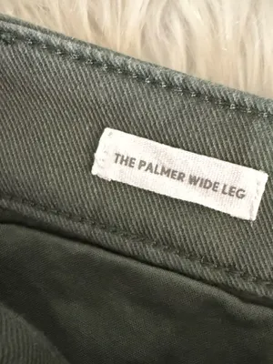LOFT The Palmer Wide Leg Pants Women’s Size 6 Green Cropped Utility thumbnail 6