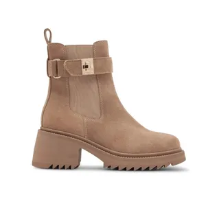 Steve Madden NEW Gates Platform Chelsea Boot (Women) 8.5M, TAUPE SUED thumbnail 6