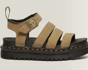 Dr. Martens Blaire Platform Shoe Gladiator Leather Sandals Women’s 8 thumbnail 1