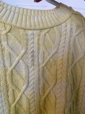 Free People Oversized Knit Sweater thumbnail 4