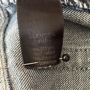 White House Black Market Nior Bermuda Blue Jean Shorts thumbnail 7