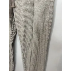 Alo Yoga Muse Ribbed Jogger Sweatpants Gravel Heather Sz S thumbnail 4