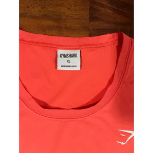 Gymshark Womens XL Sleeveless Tank Top Coral Athletic Workout Training Shirt thumbnail 3