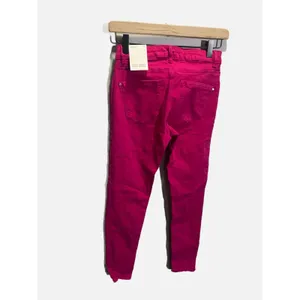 Zara Skinny Jeans Womens 4 Pink Mid Rise Z1975 Denim Fuchsia Bold‎ Casual Cute thumbnail 5