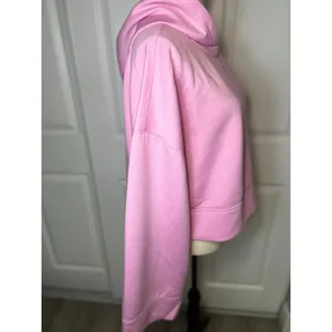 FP Movement Cropped Hoodie Relaxed Fit Large Pink‎ Logo Embroidered Activewear thumbnail 2
