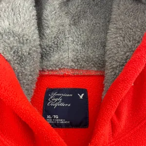 American Eagle Fleece Hoodie Women XL Infrared Lined Y2K‎ Full Zip thumbnail 3