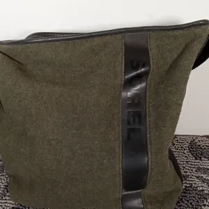 Sorel Crossbody Shoulder Bag Sporty School Canvas Wool Womens thumbnail 3