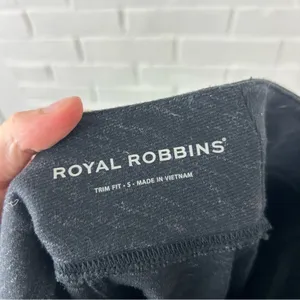 Royal Robbin’s Heather Dark Grey Zipper Detail Thick Legging Pants Size S thumbnail 3