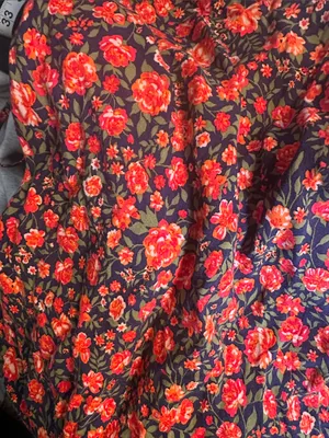Urban Outfitters Archive Black and‎ Red Roses Maxi Slip Dress thumbnail 4