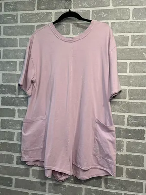 Free People‎ Lavender Purple Hot Shot Tee Romper Size Small thumbnail 3