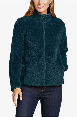 Primark Cares Fluffy Yarn Fleece Full-Zip Jacket Good condition, no flaws other than general wear. thumbnail 1