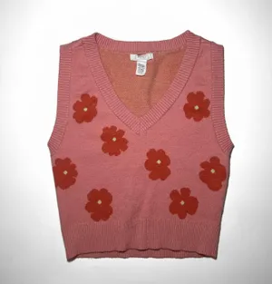 Tilly's Floral Sweater Vest thumbnail 2