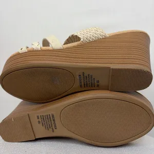Jellypop women’s Size 8 Cream Woven Strap Wedge Sandals Memory Foam(B95)&✨ thumbnail 10