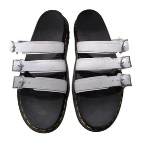 Dr Martens Blaire Slide White Black Platform Sandals Womens 10 Docs Summer thumbnail 3