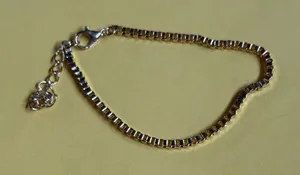Gold Box Chain Bracelet thumbnail 1