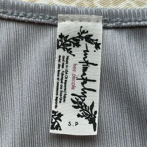 Free People Intimately Free Gray Ribbed Swing Racerback Tank Top Size S thumbnail 8