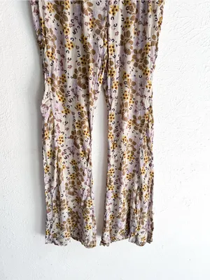 Free People Can't Take My Eyes Off Pant in Tea Combo Sz Small Retro 70s thumbnail 4