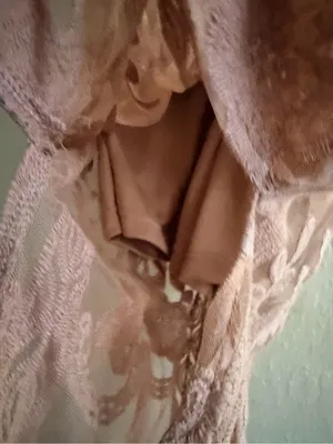 Blush Pink Lace Embroidered Maxi Dress - V-Neck Feminine Silhouette thumbnail 4