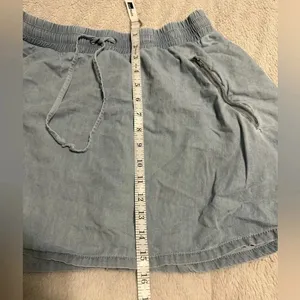 Fabletics Skirt Size XL Chambray Stetchy thumbnail 4