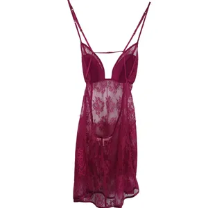 2000s Y2k Victoria’s Secret Very Sexy Pink Floral Lace Sheer Lingerie Slip Small thumbnail 3